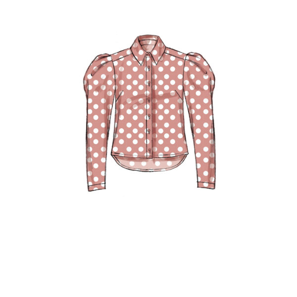 McCalls Schnittmuster M7838 - Bluse - Puffärmel - Knopfleiste – Bild 5