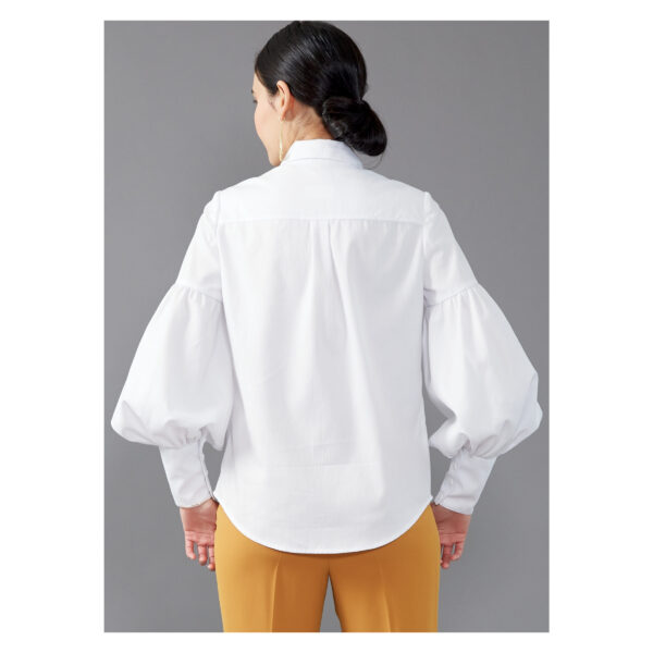 McCalls Schnittmuster M7838 - Bluse - Puffärmel - Knopfleiste – Bild 6