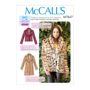 McCalls Schnittmuster M7847 - Jacke - Mantel - schlicht und gerade