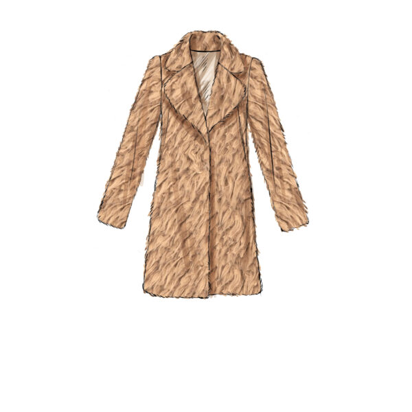 McCalls Schnittmuster M7847 - Jacke - Mantel - schlicht und gerade – Bild 4
