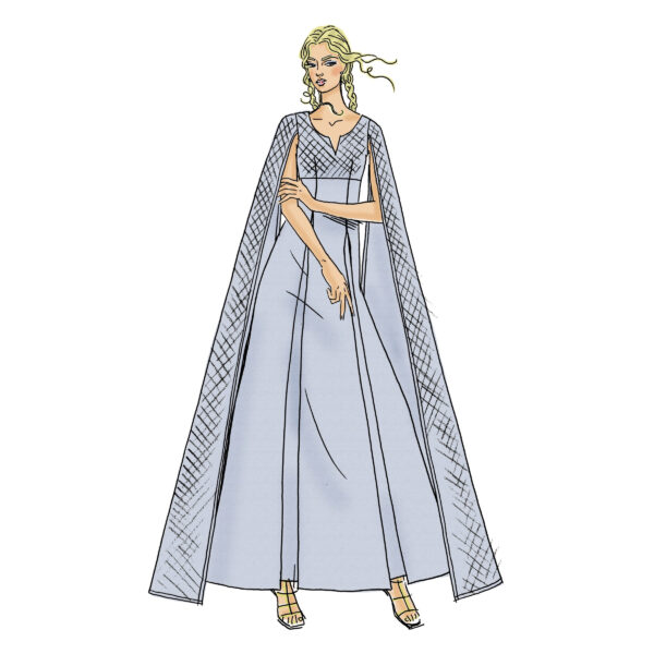 McCalls Schnittmuster M7854 - Kostüm - Kleid - Umhang - Cosplay - Steampunk – Bild 3