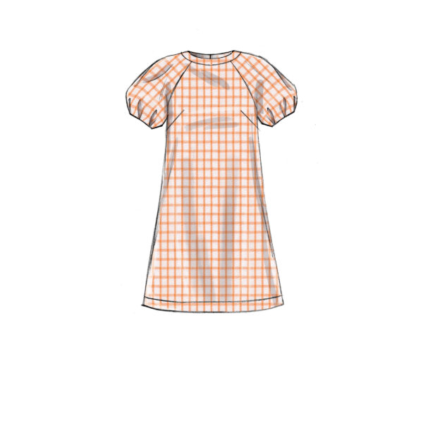 McCalls Schnittmuster M7862 - Kleid - schlicht - leicht - ausgestellt – Bild 4