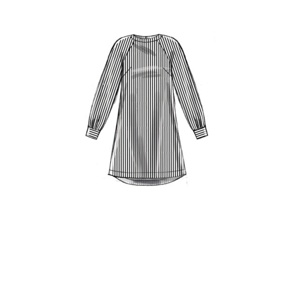 McCalls Schnittmuster M7862 - Kleid - schlicht - leicht - ausgestellt – Bild 5