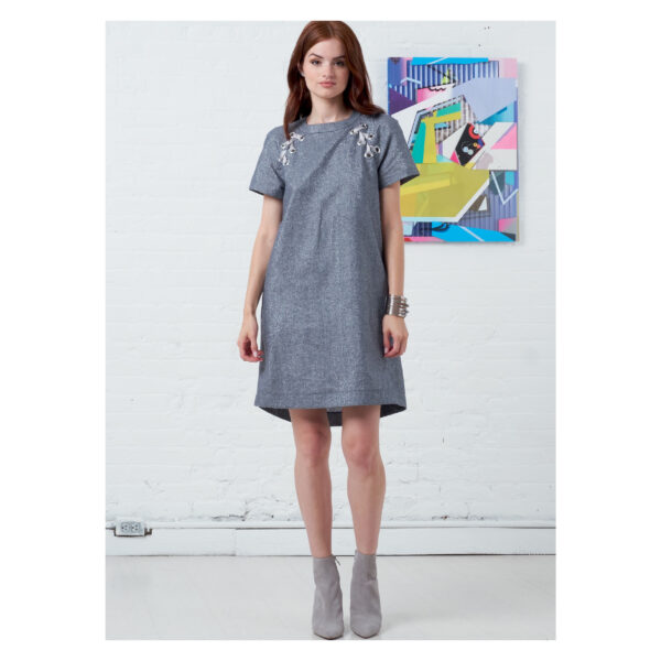 McCalls Schnittmuster M7862 - Kleid - schlicht - leicht - ausgestellt – Bild 6