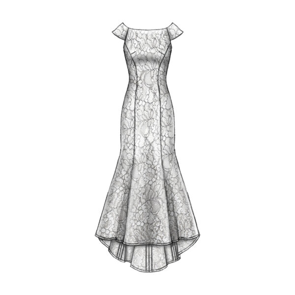 McCalls Schnittmuster M7865 - Abendkleid - festliche Garderobe – Bild 3