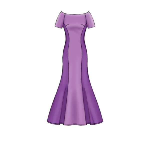 McCalls Schnittmuster M7865 - Abendkleid - festliche Garderobe – Bild 4