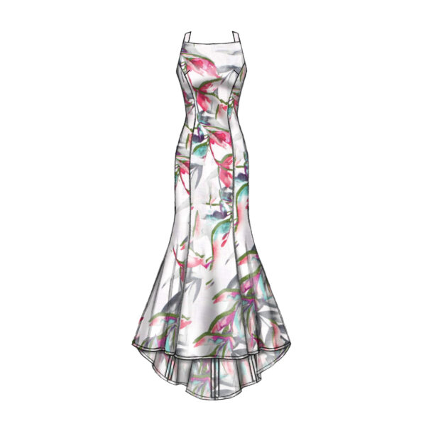 McCalls Schnittmuster M7865 - Abendkleid - festliche Garderobe – Bild 5