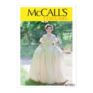 McCalls Schnittmuster M7885 - Kostüm - Kleid - Madame - mit Schnürung hinten
