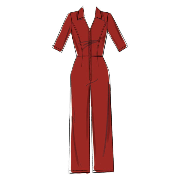 McCalls Schnittmuster M7908 - Overall - mit Reißverschluss - Taschen – Bild 5