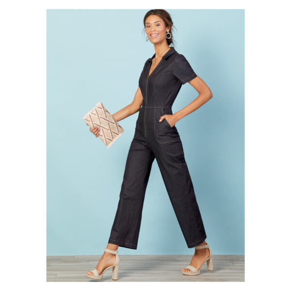 McCalls Schnittmuster M7908 - Overall - mit Reißverschluss - Taschen – Bild 6