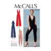 McCalls Schnittmuster M7910 - Overall - ärmellos - schmales Bein