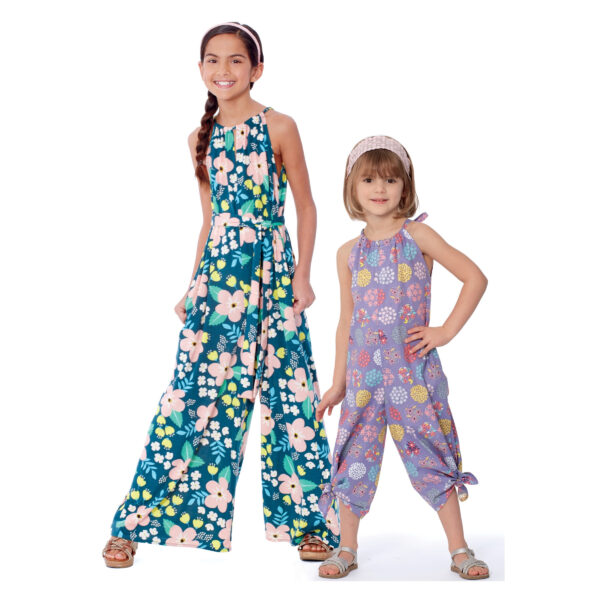 McCalls Schnittmuster M7917 - Sommeroverall - mit Trägern - Kind – Bild 2