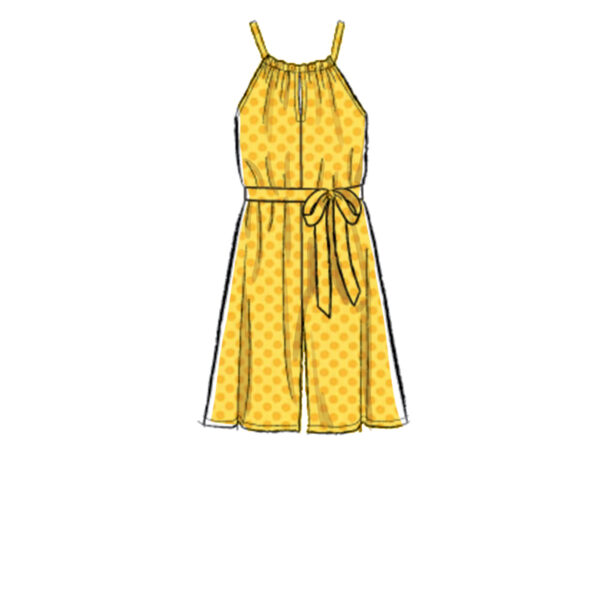 McCalls Schnittmuster M7917 - Sommeroverall - mit Trägern - Kind – Bild 3
