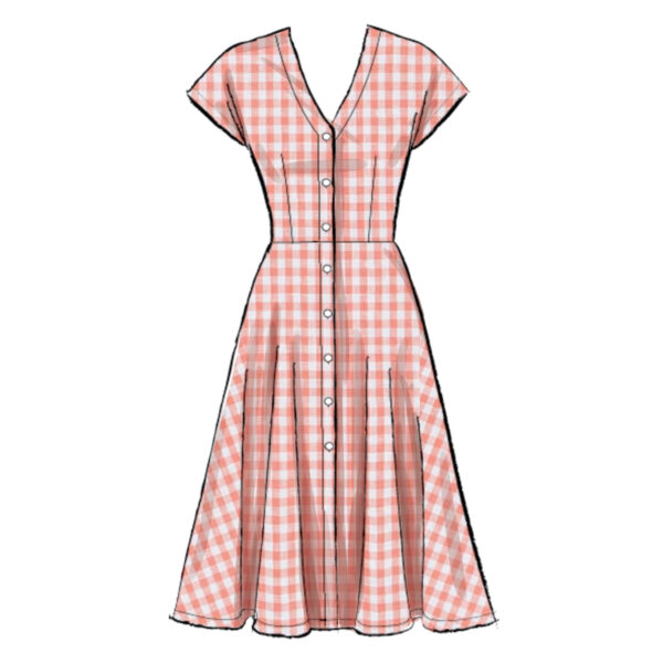 McCalls Schnittmuster M7920 - Kleid - schlicht - vorn geknöpft – Bild 3