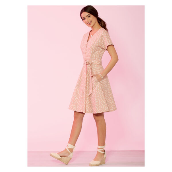 McCalls Schnittmuster M7920 - Kleid - schlicht - vorn geknöpft – Bild 6