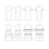 McCalls Schnittmuster M7948 - Kleid - angesetzte Taille - Stufenrock – Bild 9