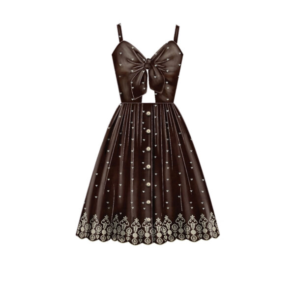 McCalls Schnittmuster M7950 - Kleid - Trägerkleid - durchgehende Knopfleiste – Bild 4