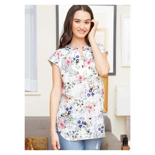 McCalls Schnittmuster M7959 - Bluse - Vorderteil mit Schlitz und Blende – Bild 2