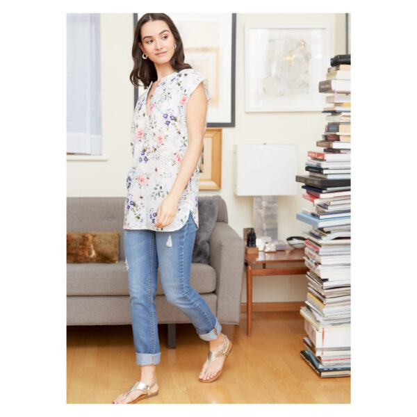 McCalls Schnittmuster M7959 - Bluse - Vorderteil mit Schlitz und Blende – Bild 6
