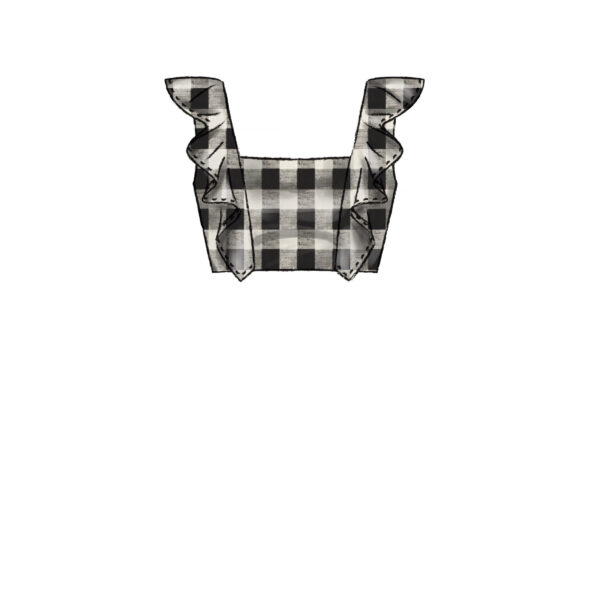 McCalls Schnittmuster M7962 - Hosenrock - kurzes Oberteil - Bustier – Bild 4