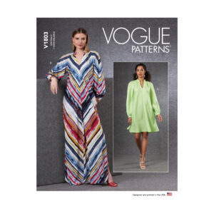 Vogue Schnittmuster V1803 - Kleid - schlicht und lässig weit