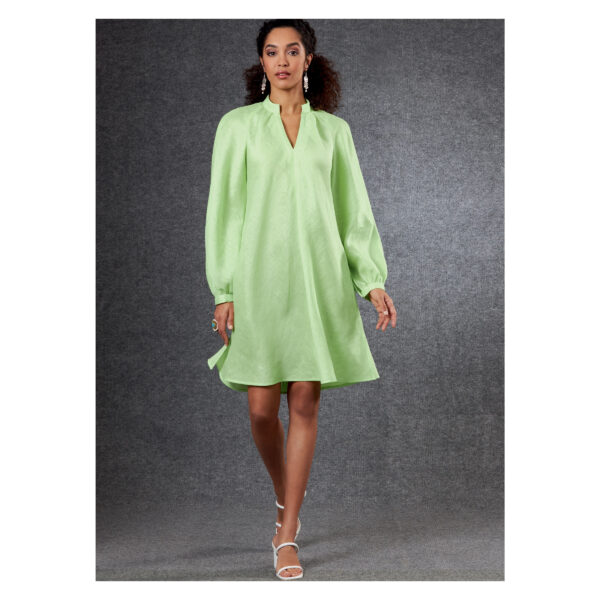 Vogue Schnittmuster V1803 - Kleid - schlicht und lässig weit – Bild 3
