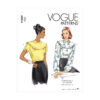 Vogue Schnittmuster V1809 - Shirt - Kurz- und Langarm - Design 1947