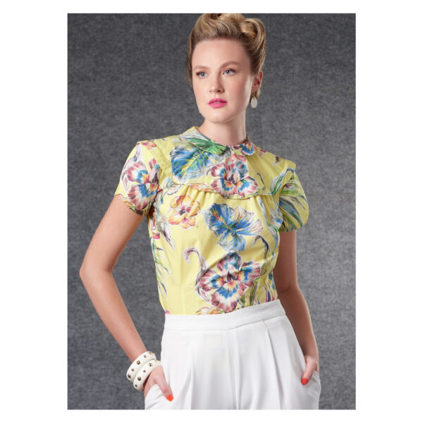 Vogue Schnittmuster V1809 - Shirt - Kurz- und Langarm - Design 1947 – Bild 2