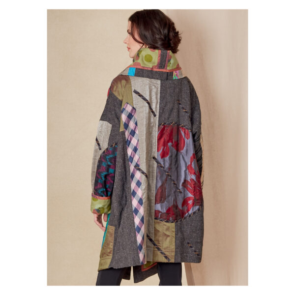 Vogue Schnittmuster V1816 - Jacke - Kurzmantel - Rollkragen – Bild 4
