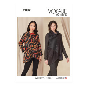 Vogue Schnittmuster V1817 - Jacke - Weste - Stoffkombinationen