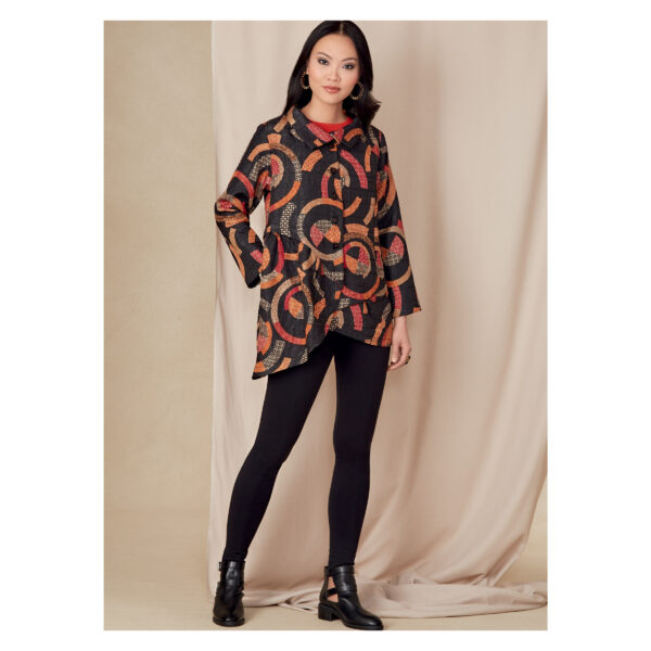 Vogue Schnittmuster V1817 - Jacke - Weste - Stoffkombinationen – Bild 4