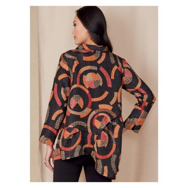 Vogue Schnittmuster V1817 - Jacke - Weste - Stoffkombinationen – Bild 7