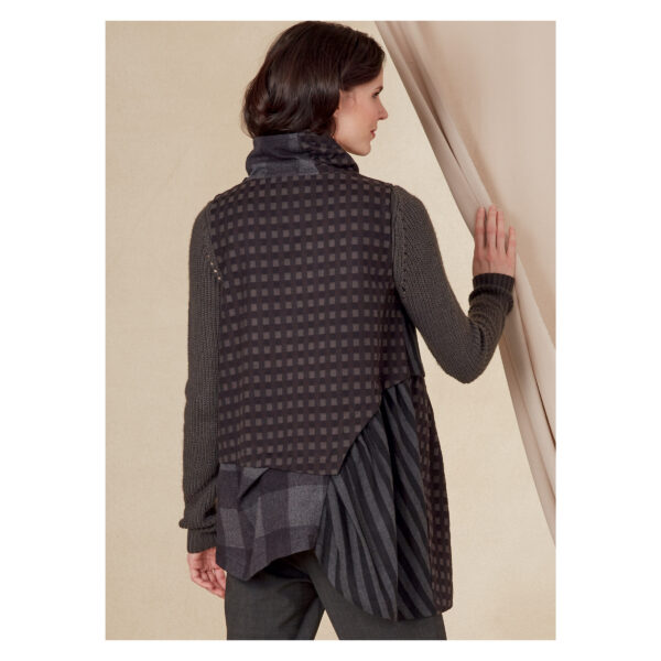 Vogue Schnittmuster V1817 - Jacke - Weste - Stoffkombinationen – Bild 8