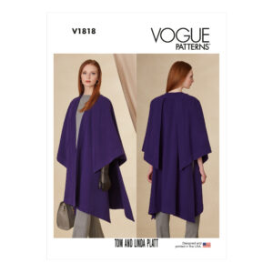 Vogue Schnittmuster V1818 - Jacke - Umhang - Überwurf