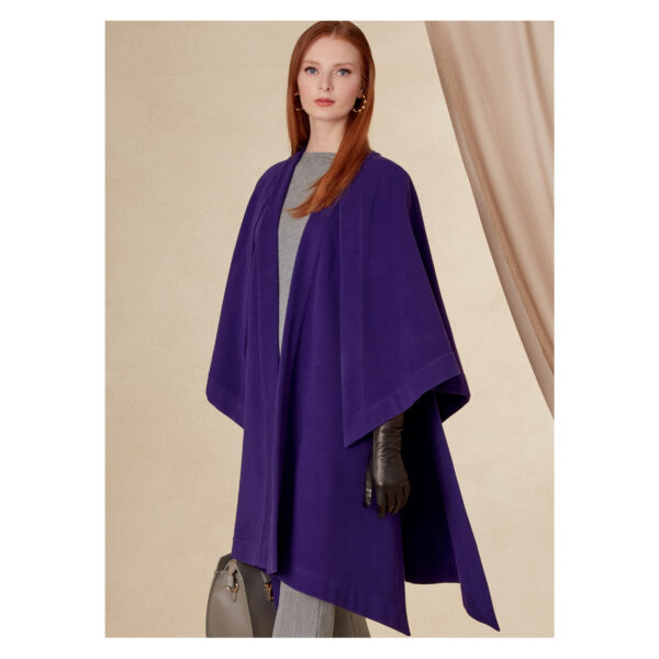 Vogue Schnittmuster V1818 - Jacke - Umhang - Überwurf – Bild 2