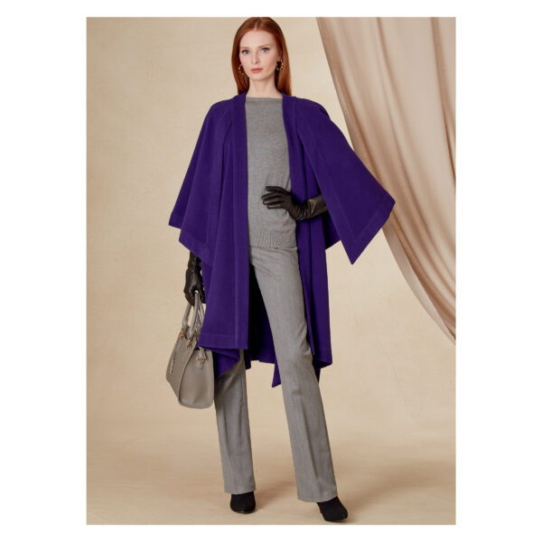 Vogue Schnittmuster V1818 - Jacke - Umhang - Überwurf – Bild 3