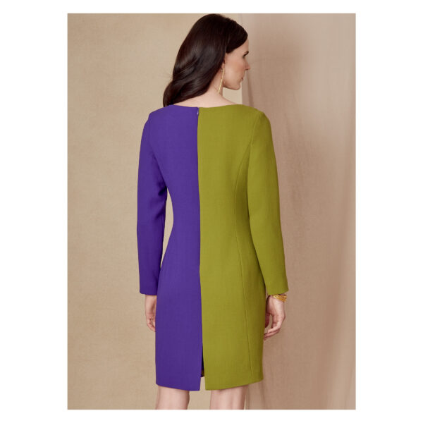 Vogue Schnittmuster V1819 - Kleid - Stoffkombination - Strickkleid – Bild 4