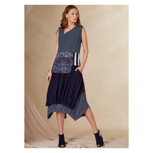 Vogue Schnittmuster V1820 - Bluse, Top und Rock - Lagenlook – Bild 2
