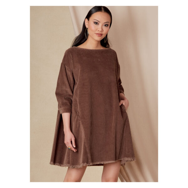 Vogue Schnittmuster V1821 - weites, schlichtes Kleid – Bild 2