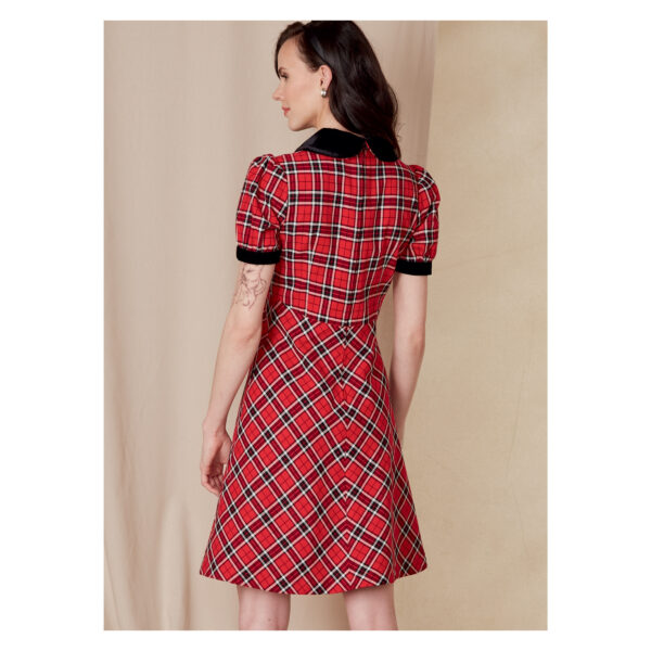 Vogue Schnittmuster V1822 - Kleid - Bubikragen - Minikleid – Bild 6