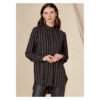 Vogue Schnittmuster V1823 - Bluse - Longbluse mit Rüschenpatte – Bild 3