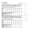 Vogue Schnittmuster V1824 - Bluse - mit Rüschenpatte, Volant – Bild 8