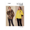 Vogue Schnittmuster V1826 - Blouson - Sweater - Kapuzenshirt