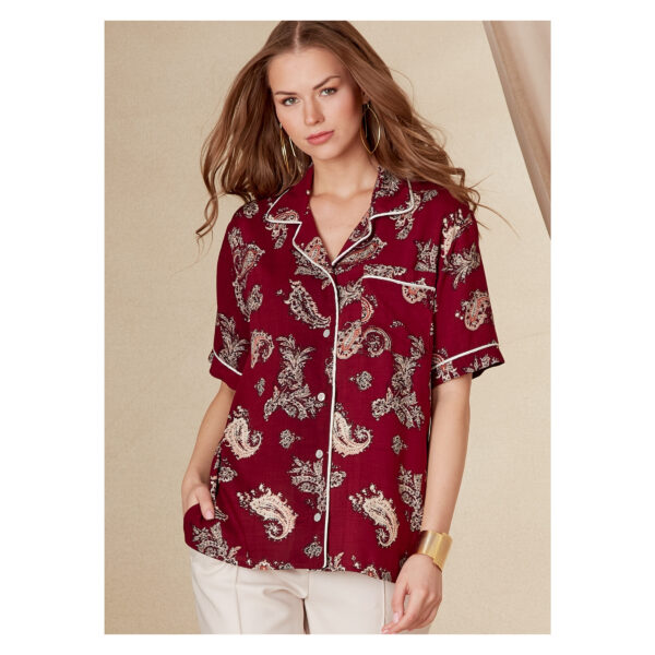 Vogue Schnittmuster V1827 - Bluse - Hemd - Unisex – Bild 3