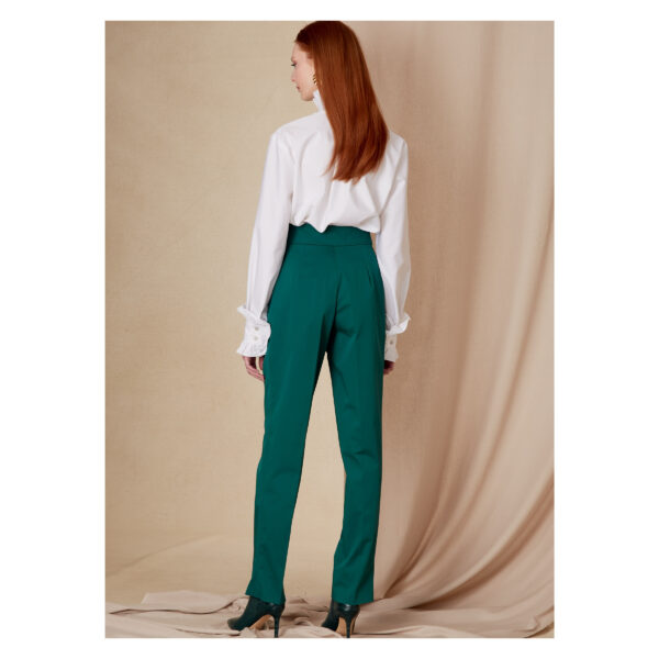 Vogue Schnittmuster V1829 - Hose - schmale Hose mit breitem Bund – Bild 4