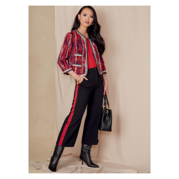 Vogue Schnittmuster V1830 - Hose und Jacke - Hosenanzug - Kombination – Bild 8