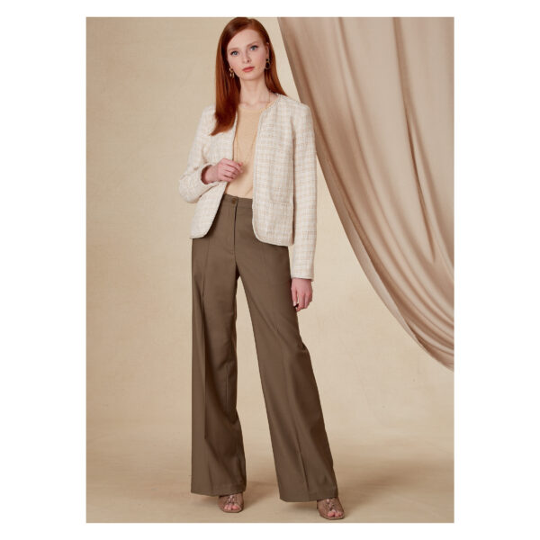 Vogue Schnittmuster V1830 - Hose und Jacke - Hosenanzug - Kombination – Bild 7