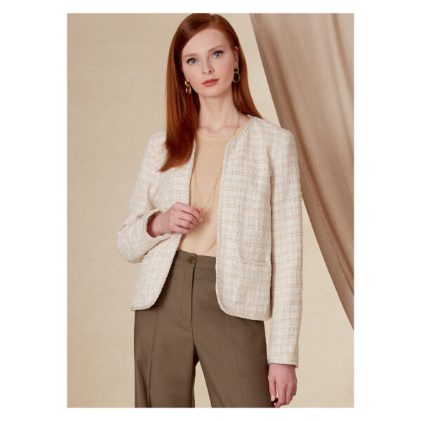 Vogue Schnittmuster V1830 - Hose und Jacke - Hosenanzug - Kombination – Bild 5