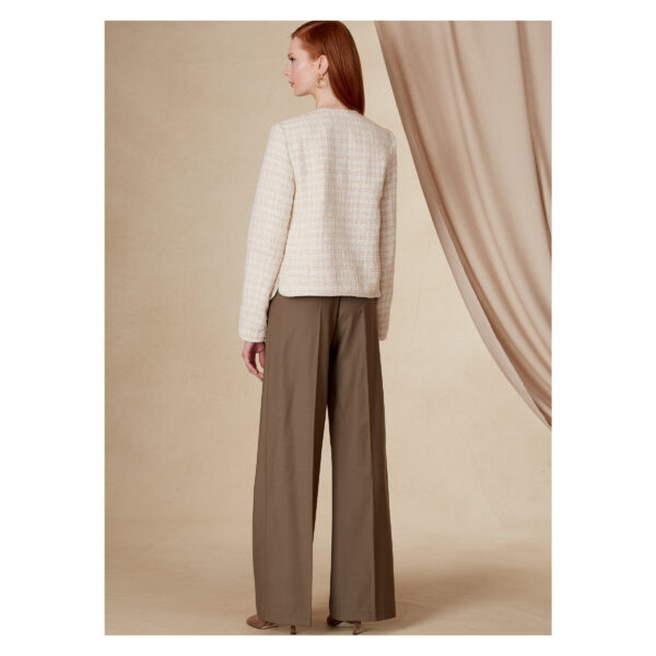 Vogue Schnittmuster V1830 - Hose und Jacke - Hosenanzug - Kombination – Bild 2