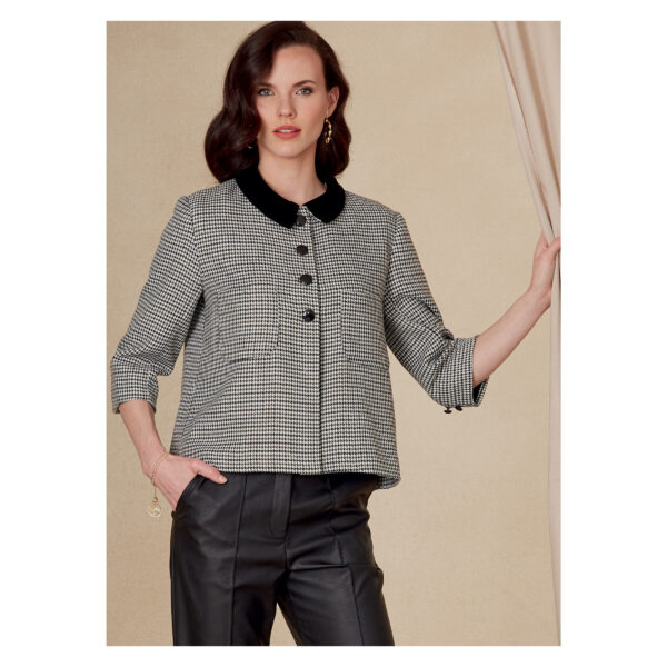 Vogue Schnittmuster V1831 - Hose und Jacke - Hosenanzug - Kombination – Bild 3